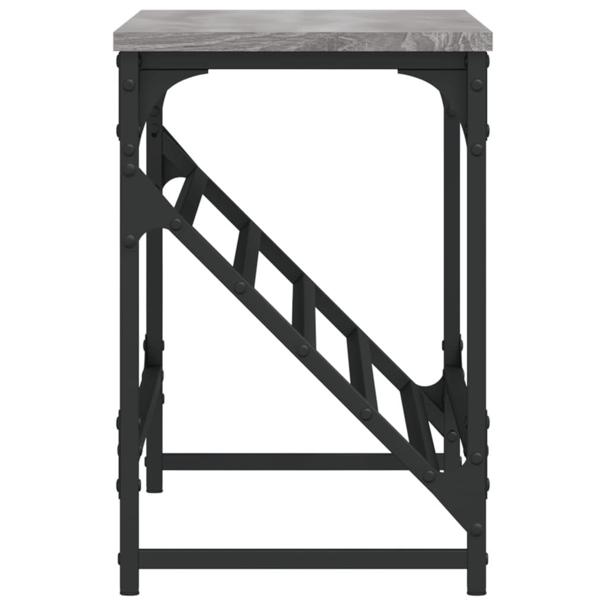 Voir la diapositive 5 : VIDAXL Etagere a chaussures sonoma gris 90x30x45 cm bois d'ingenierie