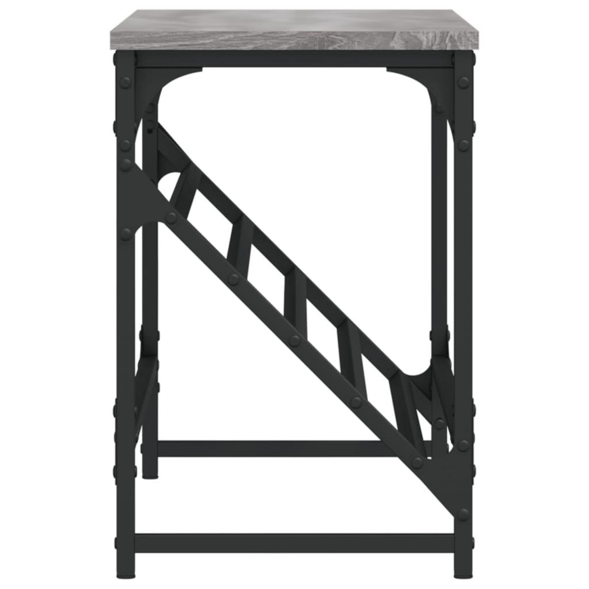 VIDAXL Etagere a chaussures sonoma gris 90x30x45 cm bois d'ingenierie