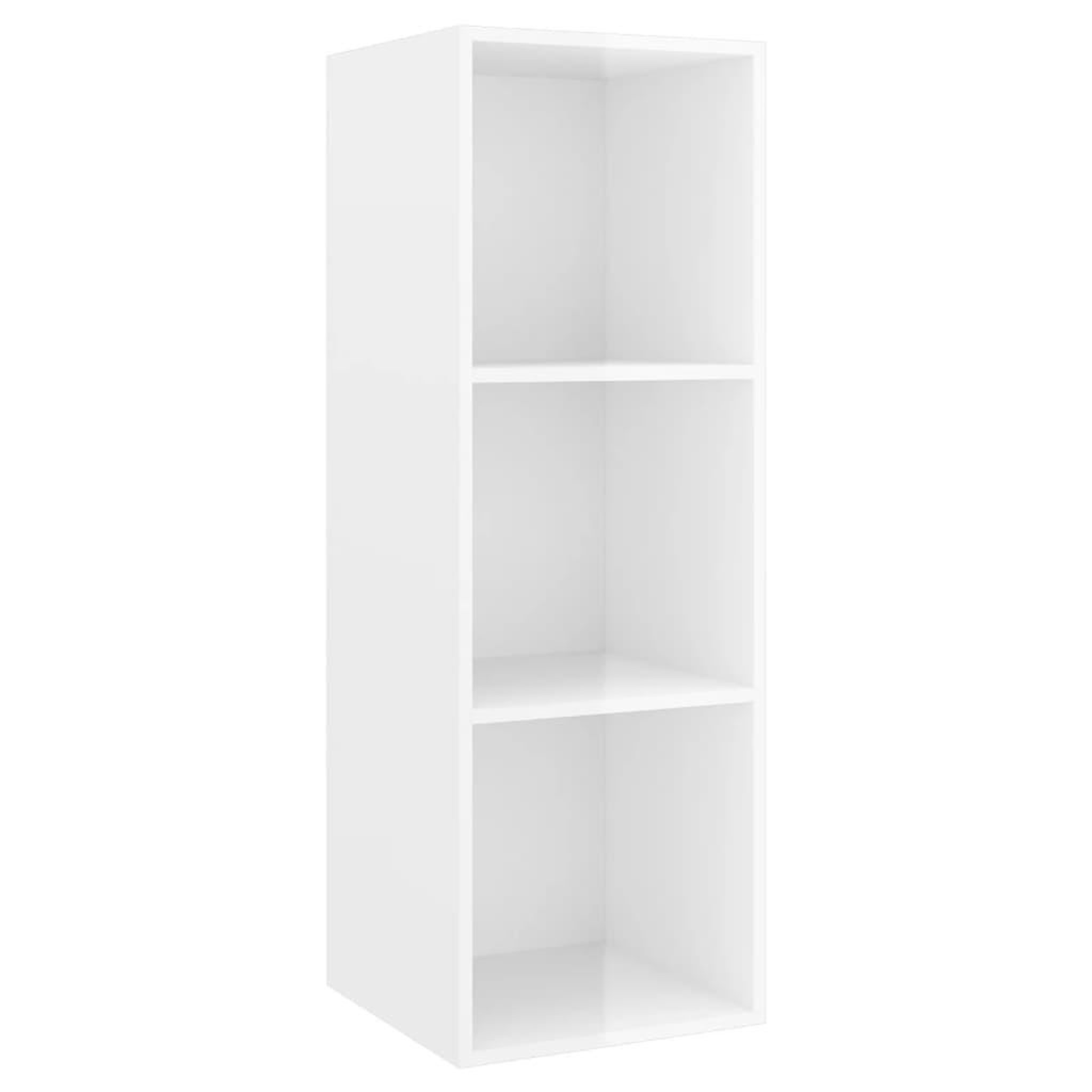 Voir la diapositive 5 : VIDAXL Ensemble de meubles TV 3 pcs Blanc brillant Bois d'ingenierie