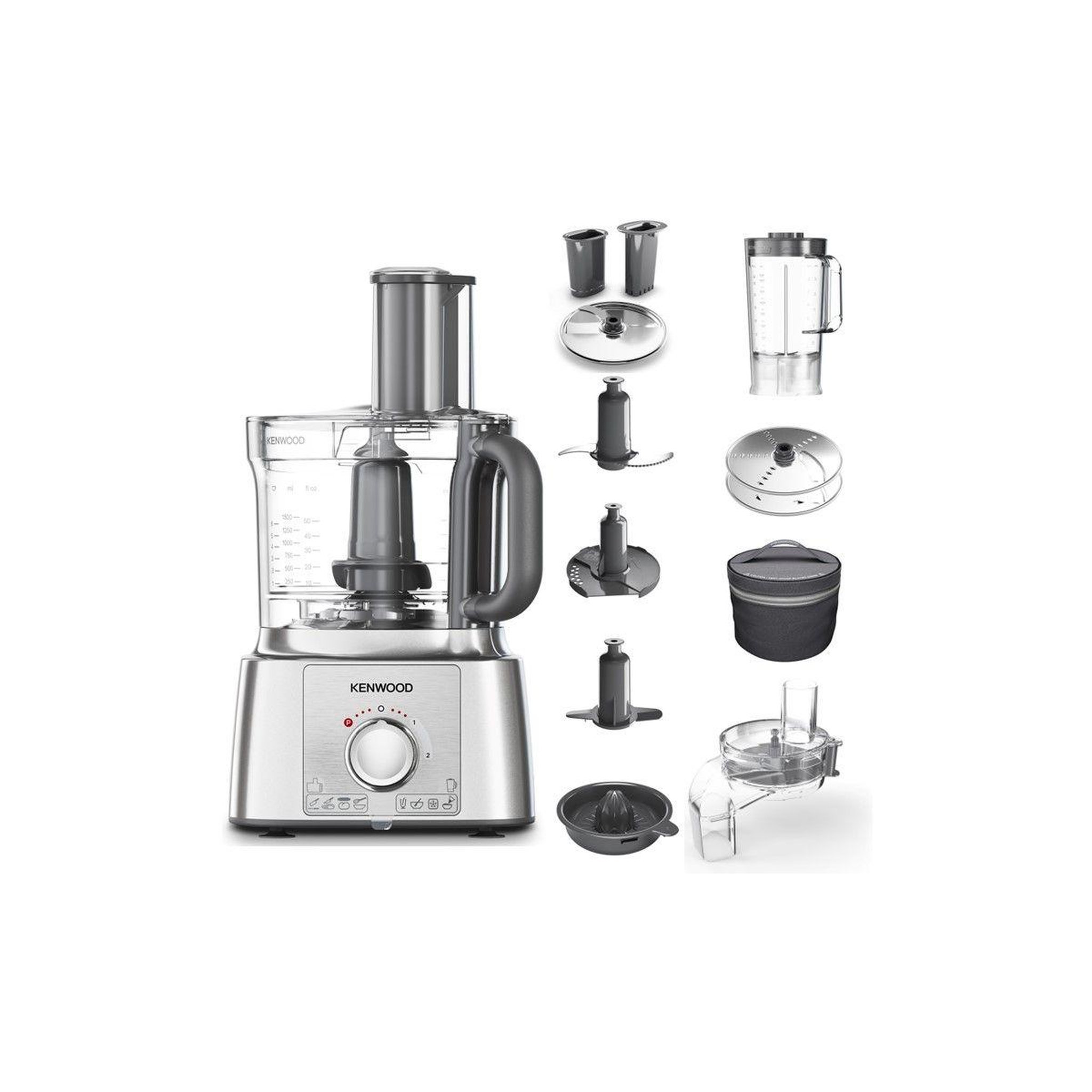 Voir la diapositive 2 : KENWOOD Robot multifonction fdp65.820si multipro express