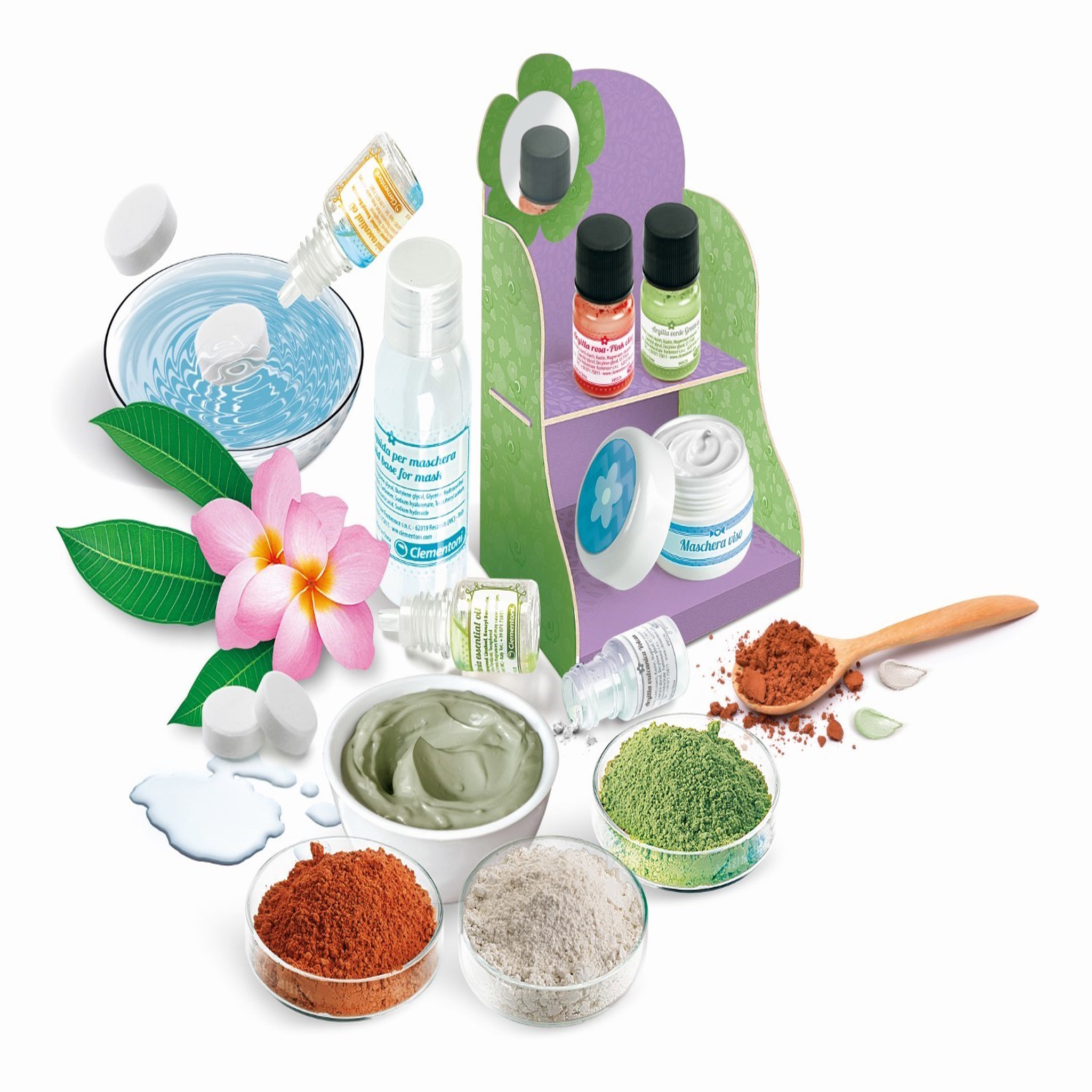 Voir la diapositive 2 : CLEMENTONI Crée ton Masque de Beauté