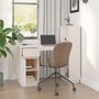 Voir la diapositive 3 : VIDAXL Bureau Blanc 110x53x117 cm Bois massif de pin