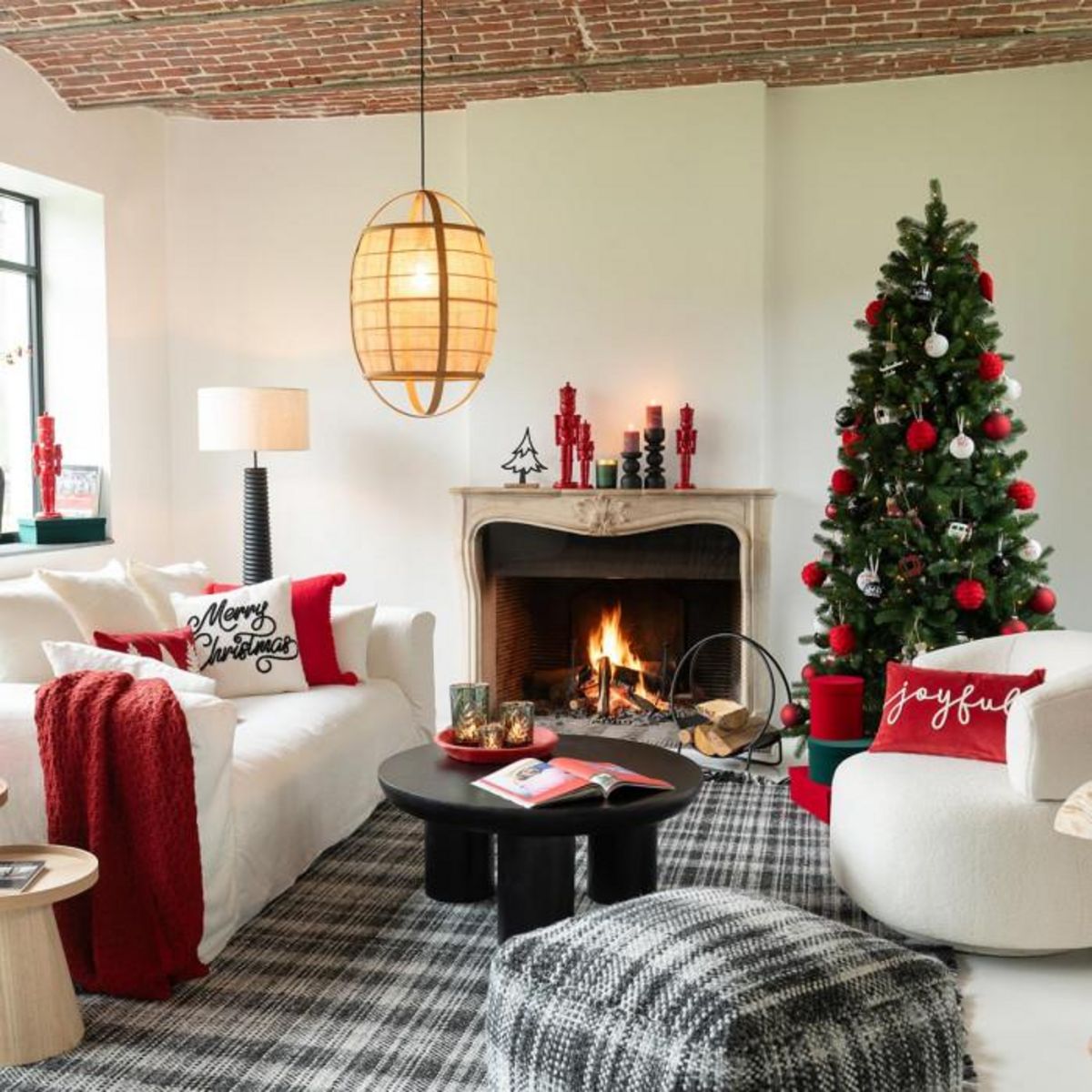 Paris Prix Lampe Suspension en Bambou  Ion  37cm Naturel