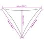 Voir la diapositive 6 : VIDAXL Voile d'ombrage 160 g/m^2 Anthracite 5x5x6 m PEHD