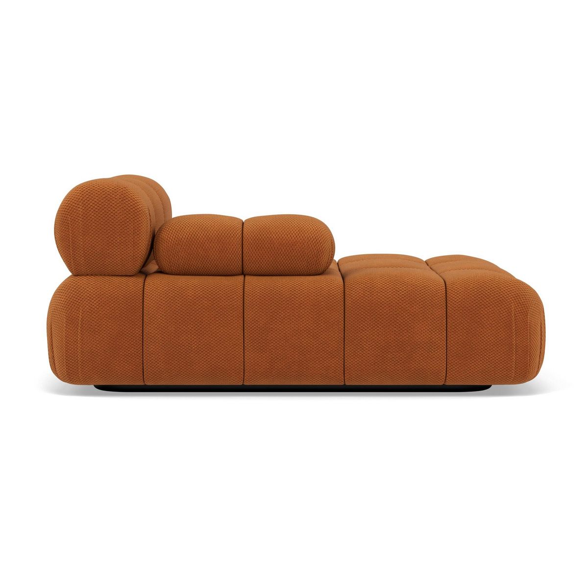 LISA DESIGN Ruby - module d'assise méridienne gauche en velours texturé