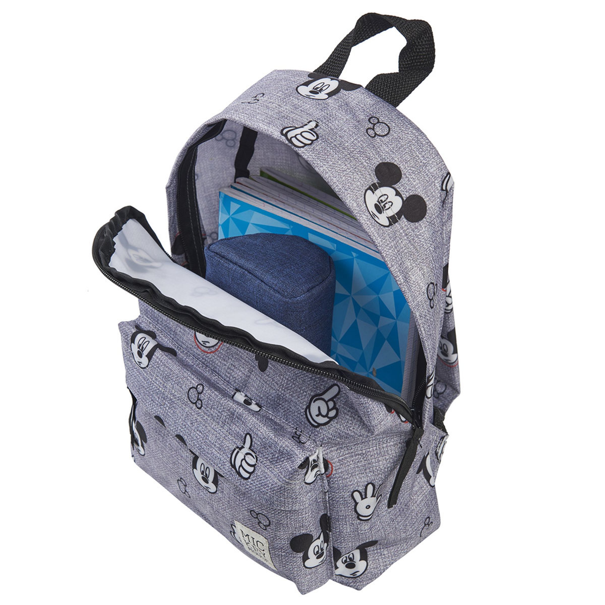DISNEY Sac à dos gris MICKEY MOUSE