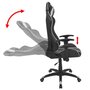 VIDAXL Chaise de bureau inclinable Cuir artificiel Blanc