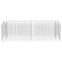 Voir la diapositive 5 : VIDAXL Lit sureleve a gabion Acier galvanise 180x50x50 cm