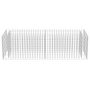 Voir la diapositive 5 : VIDAXL Lit sureleve a gabion Acier galvanise 180x50x50 cm