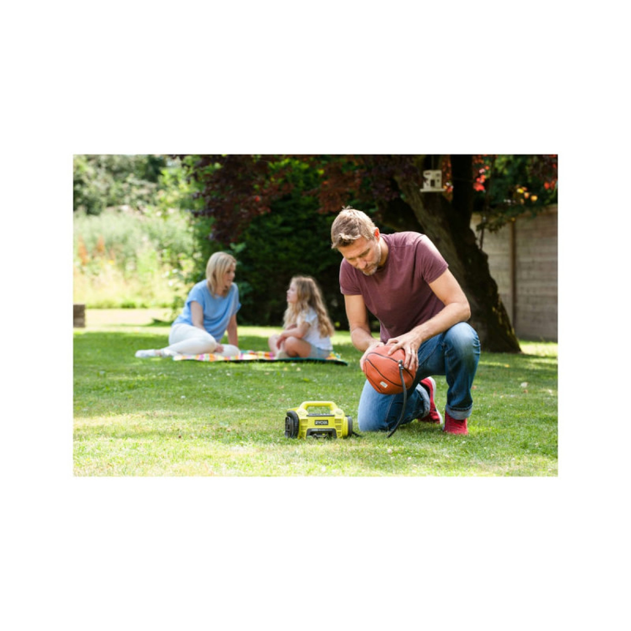 Voir la diapositive 3 : Ryobi Compresseur RYOBI 18V 10.3bars One+ - sans batterie ni chargeur R18I-0