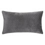 Voir la diapositive 1 : ATMOSPHERA Coussin Déco en Velours  Dolce  38x58cm Gris