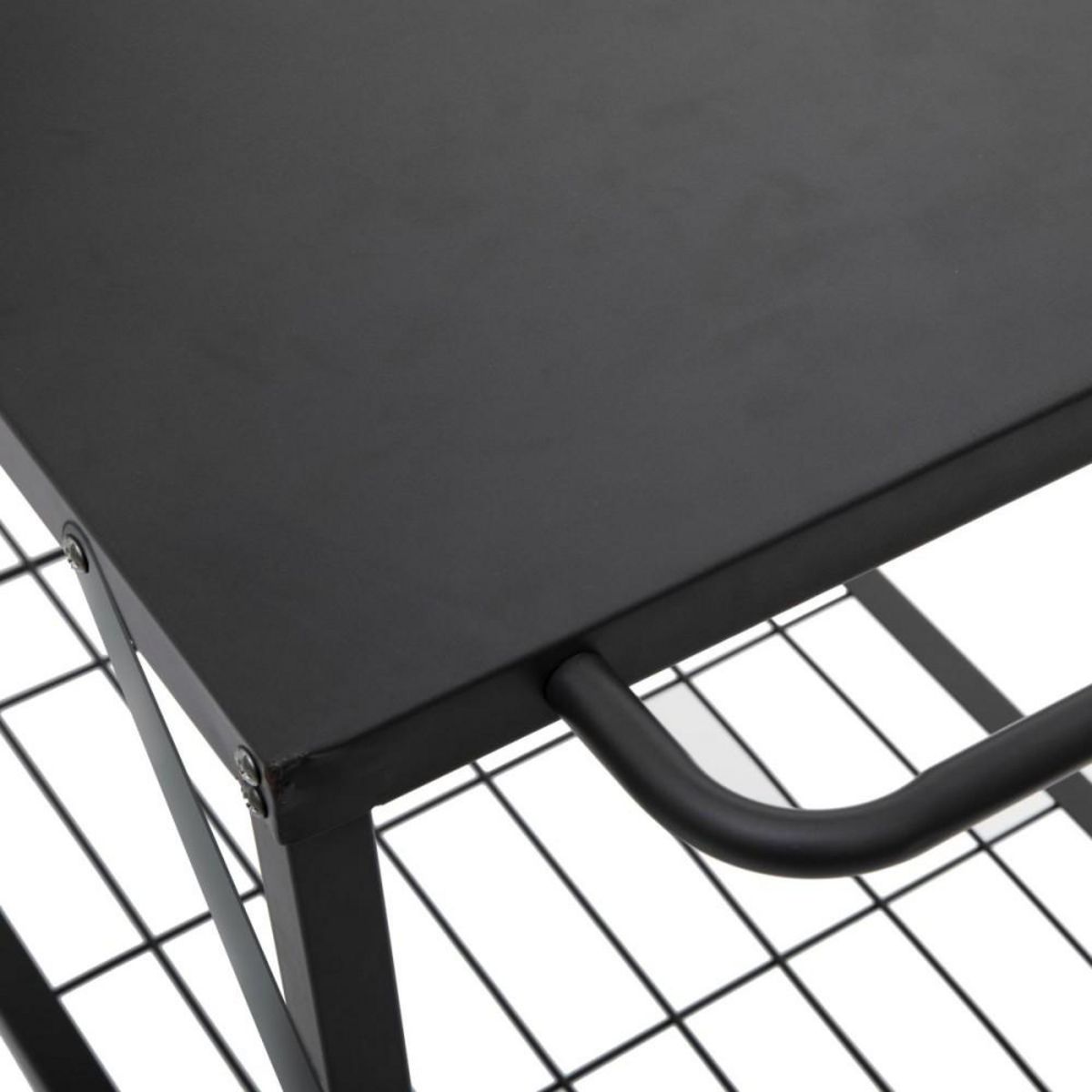 ATMOSPHERA Desserte plancha 90x58x75 coloris noir