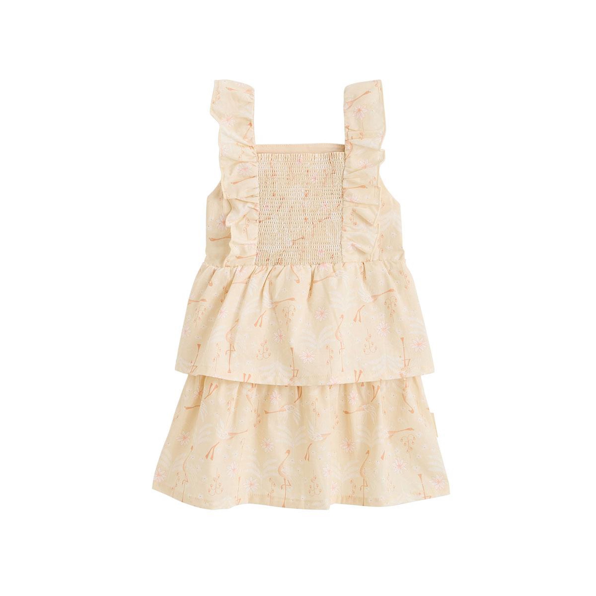 Voir la diapositive 2 : Petit Béguin Robe enfant en popeline poésie d'été