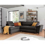 Voir la diapositive 1 : BEST MOBILIER Clever - canapé d'angle gauche - 5 places - convertible avec coffre et têtières - en tissu