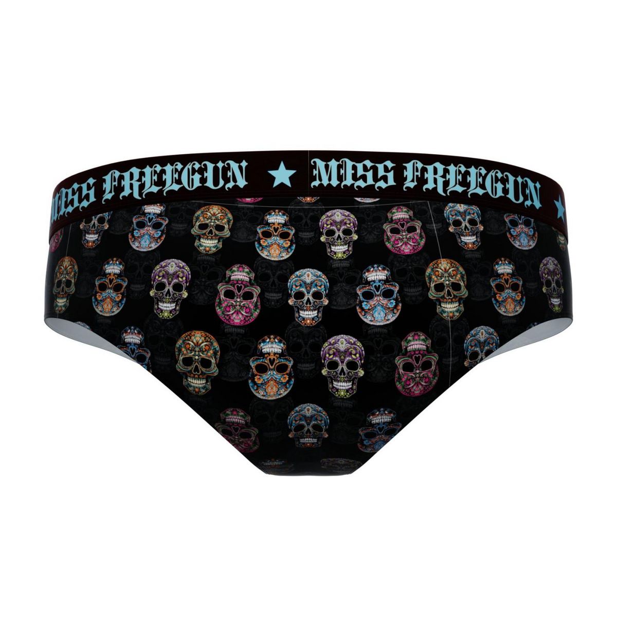 FREEGUN Lot de 3 culottes femme Camo