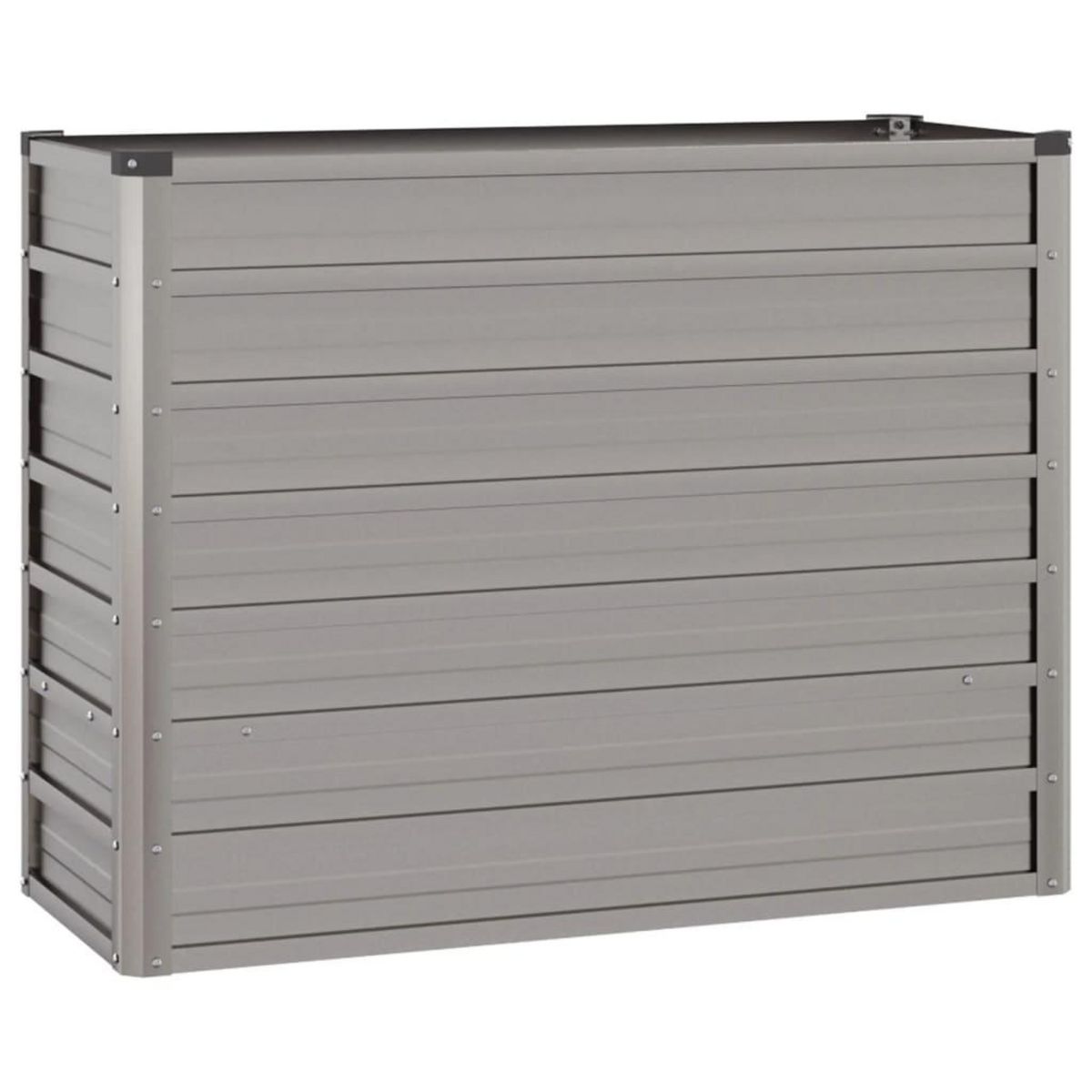 VIDAXL Lit sureleve de jardin rouille 100x40x77 cm acier corten