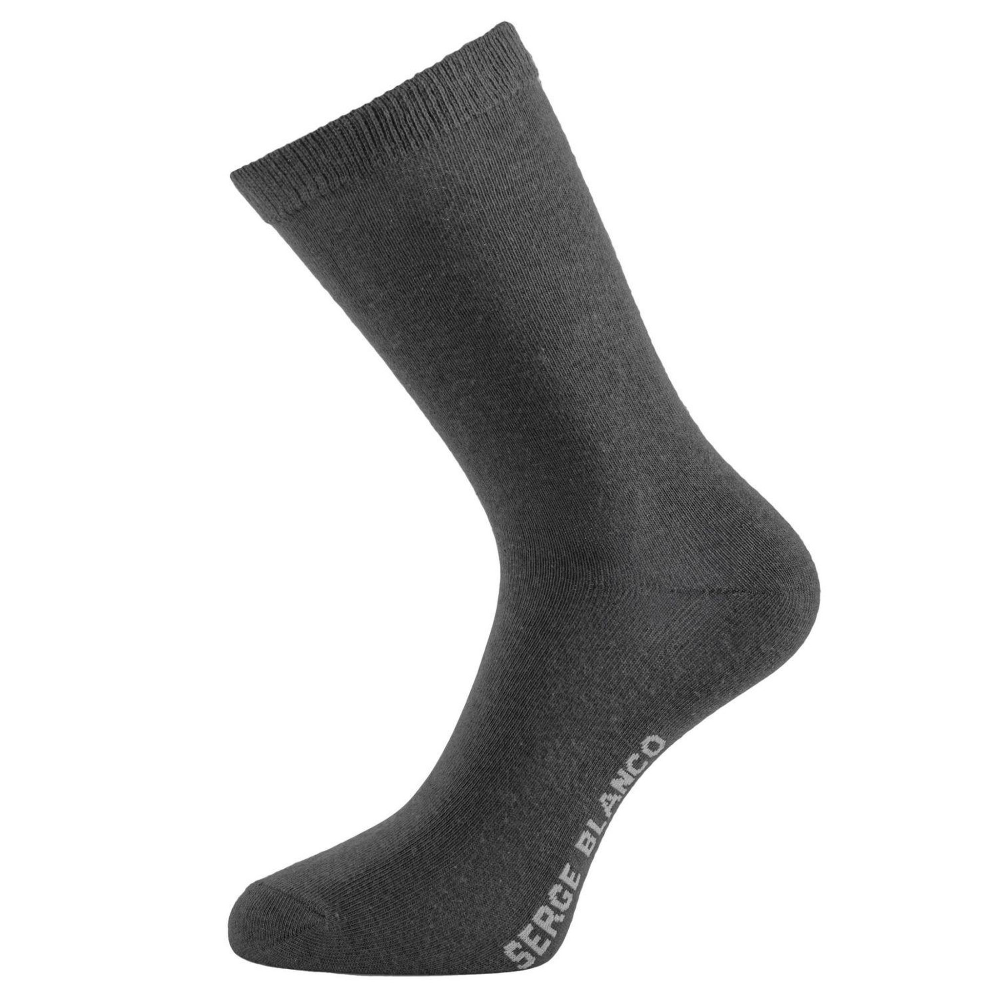 Voir la diapositive 4 : SERGE BLANCO Lot de 10 paires de chaussettes de ville serge blanco