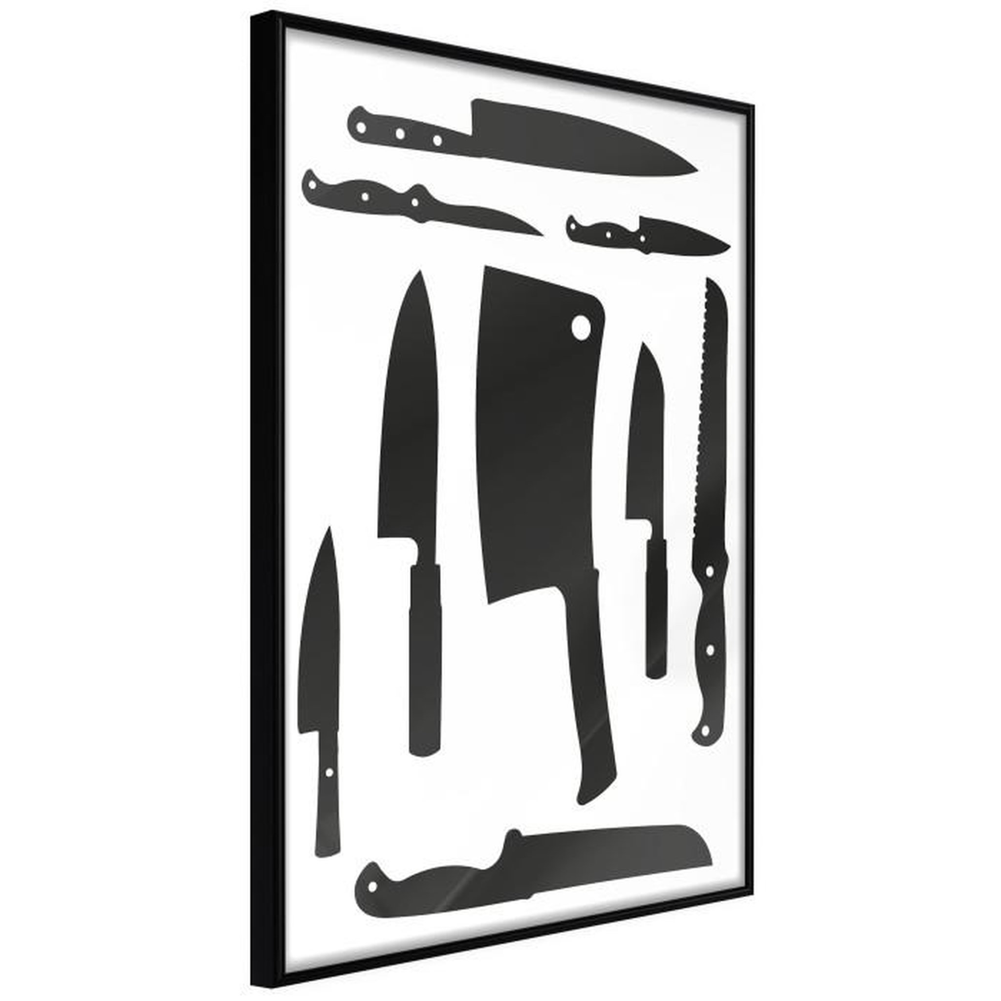Paris Prix Affiche Murale Encadrée  Chef's Must-Have. Coloris disponibles : Jaune, Noir