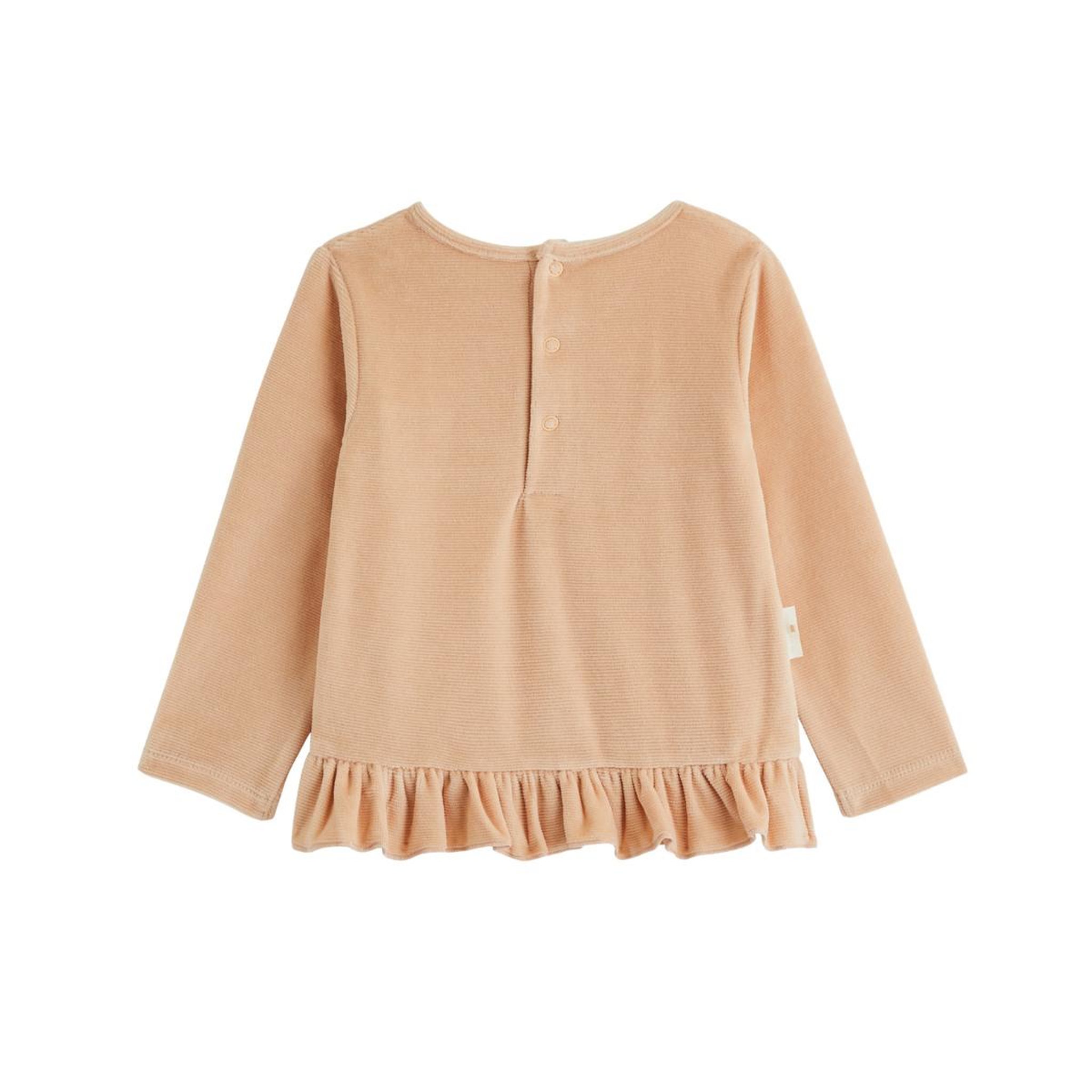 Voir la diapositive 2 : PETIT BEGUIN Pyjama enfant 2 pièces en velours petite rêveuse