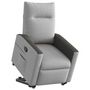 Voir la diapositive 2 : VIDAXL Fauteuil inclinable gris nuage tissu