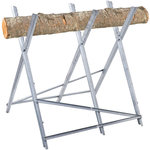 WERKAPRO Chevalet à bûche en métal avec 3 pieds