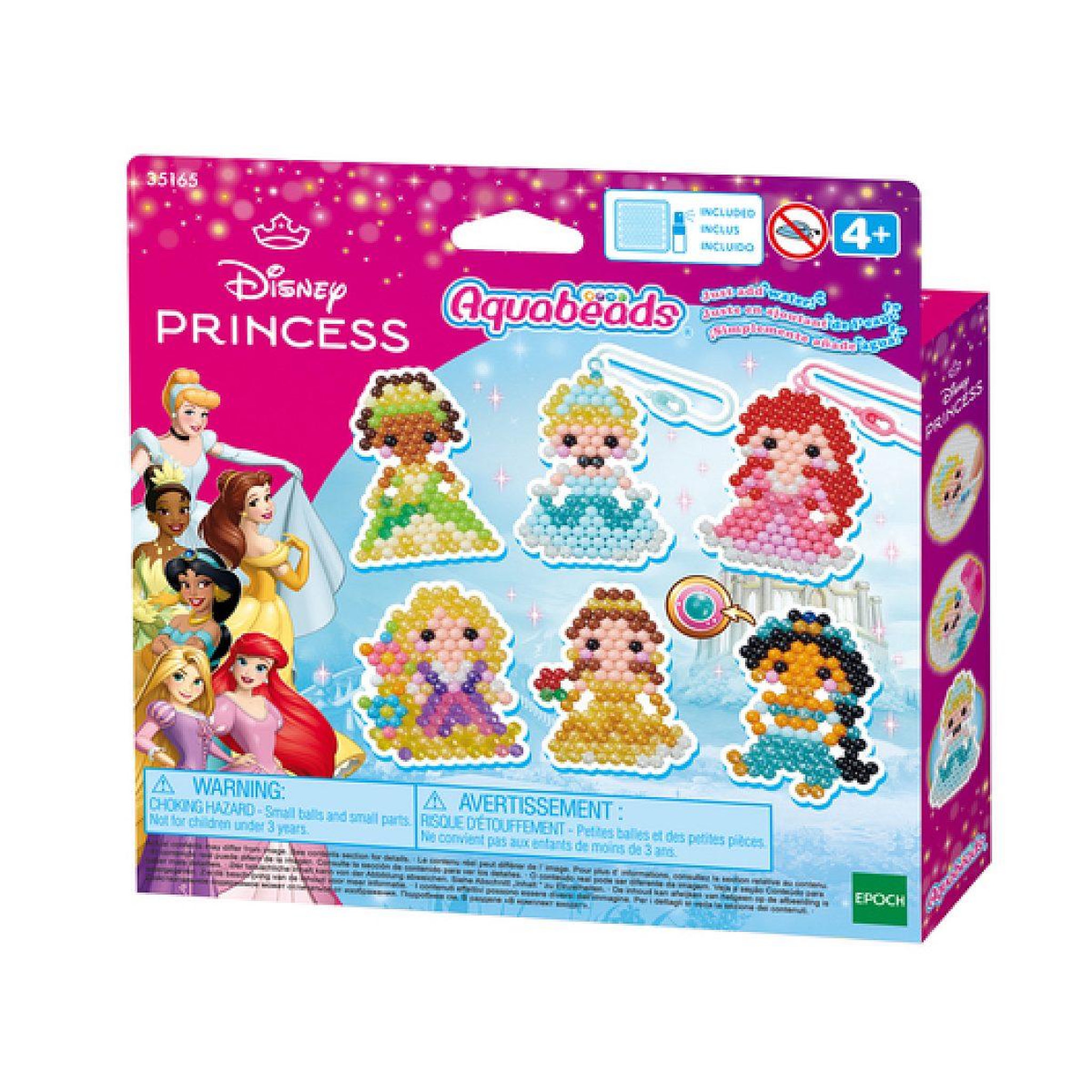 Voir la diapositive 2 : Aquabeads Le kit porte-clés des princesses Disney