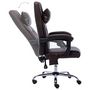 Voir la diapositive 5 : VIDAXL Chaise de bureau de massage Marron Similicuir