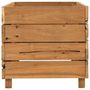 Voir la diapositive 4 : VIDAXL Lit sureleve 100x40x38 cm bois de teck recycle et acier