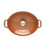Voir la diapositive 2 : Chasseur Cocotte en fonte ovale 29 cm chestnut - PUC472999