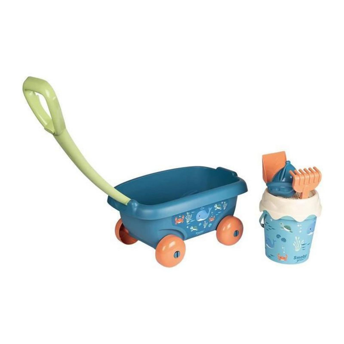 SMOBY Smoby Green chariot de plage garni