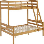 Habitat et Jardin Lit superposé en bois  Léa  - 140/90 x 190 cm - Marron