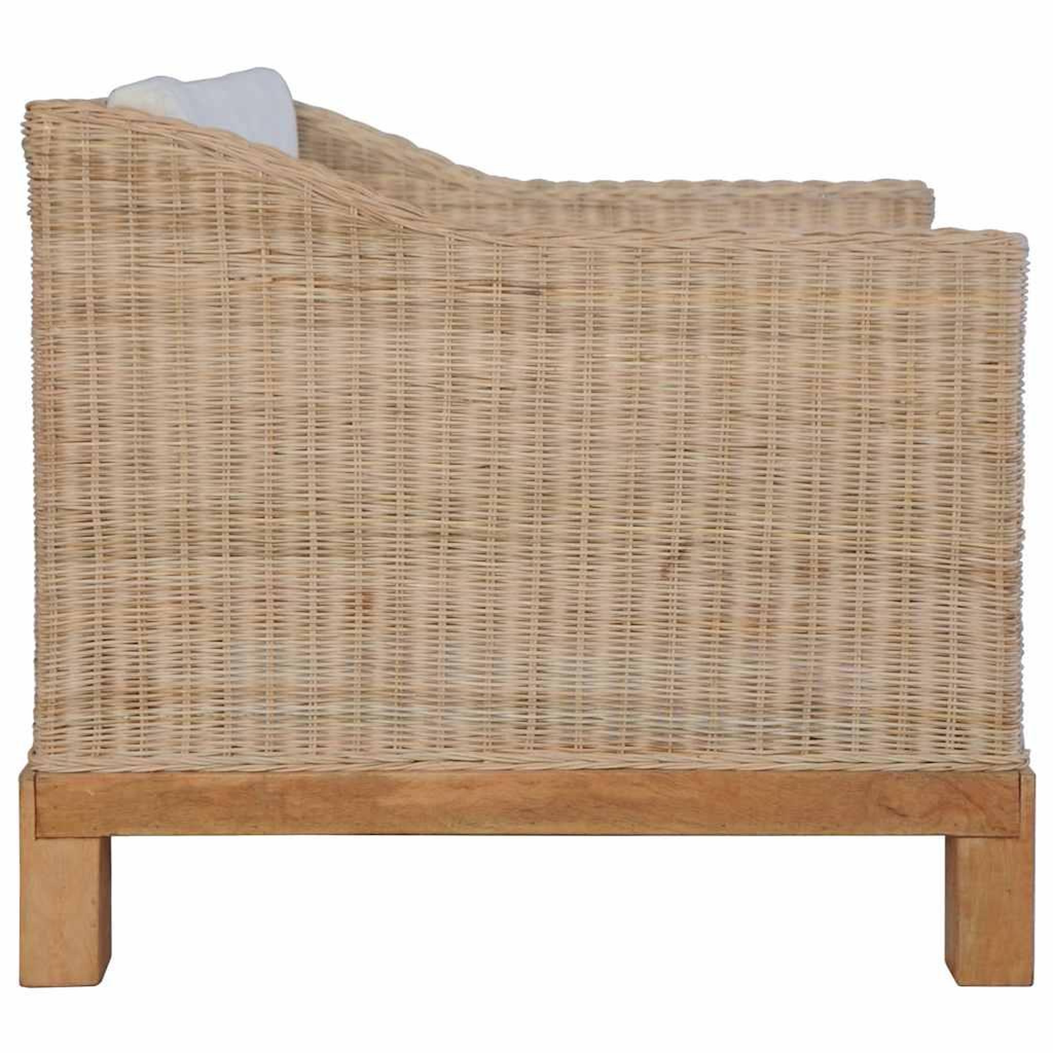 Voir la diapositive 5 : VIDAXL Fauteuil avec coussins rotin naturel