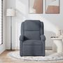 Voir la diapositive 3 : VIDAXL Fauteuil de massage inclinable gris fonce velours