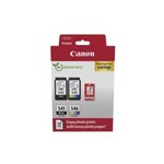 Canon Pack de 2 cartouches d'encre + pack papiers photo - CANON - PG-545 Noir + CL-546 Couleur
