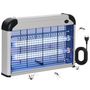 Voir la diapositive 3 : OUTSUNNY Lampe UV anti-insectes anti moustique tue mouche électrique destructeur d'insectes 20 W noir gris