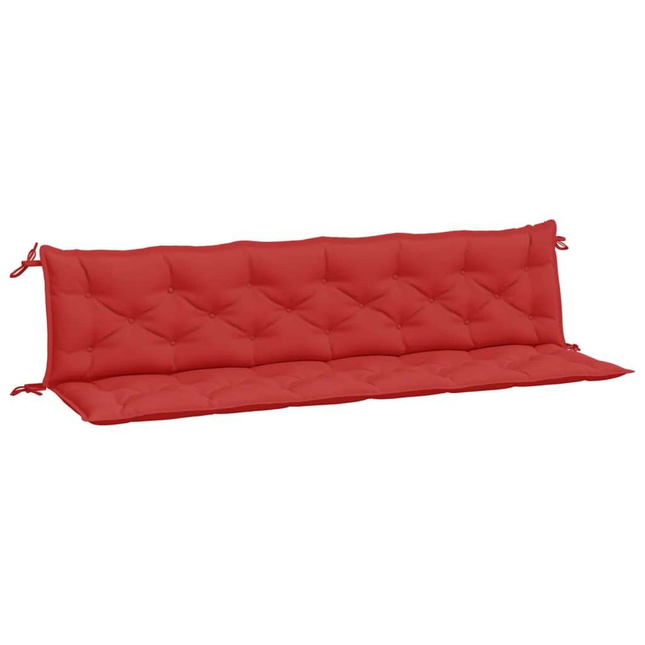 Voir la diapositive 2 : VIDAXL Coussins de banc jardin lot de 2 rouge 200x50x7 cm tissu Oxford