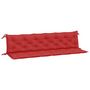 Voir la diapositive 2 : VIDAXL Coussins de banc jardin lot de 2 rouge 200x50x7 cm tissu Oxford