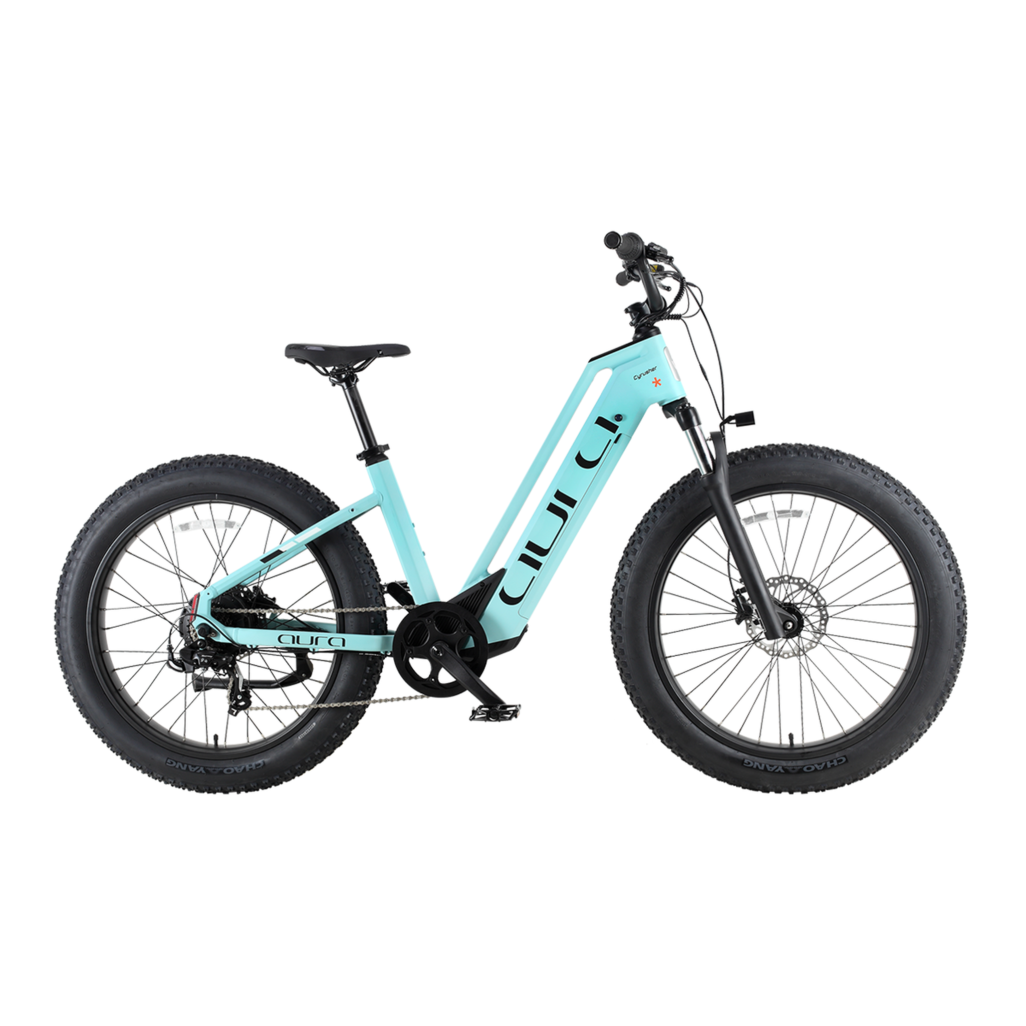 Voir la diapositive 1 : CYRUSHER Vélo électrique Cyrusher Aura à gros pneus 26 pouces