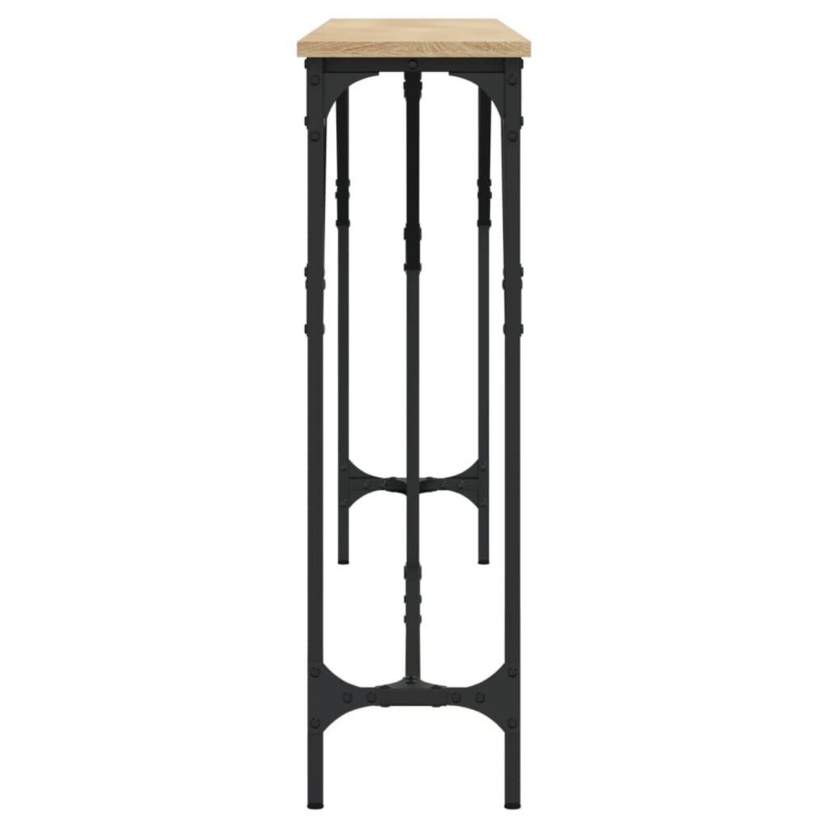 VIDAXL Table console chene sonoma 180x23x75 cm bois d'ingenierie