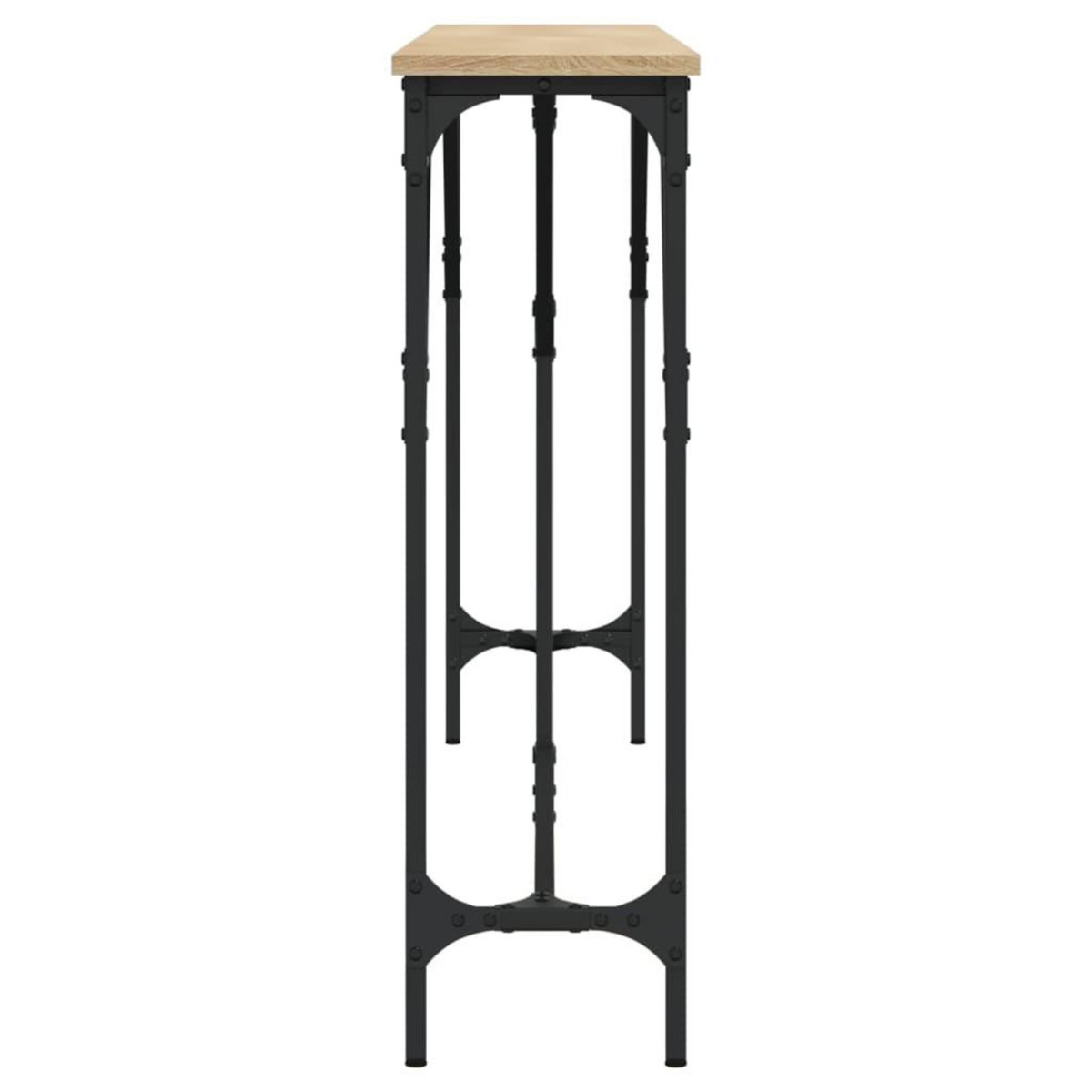 VIDAXL Table console chene sonoma 180x23x75 cm bois d'ingenierie