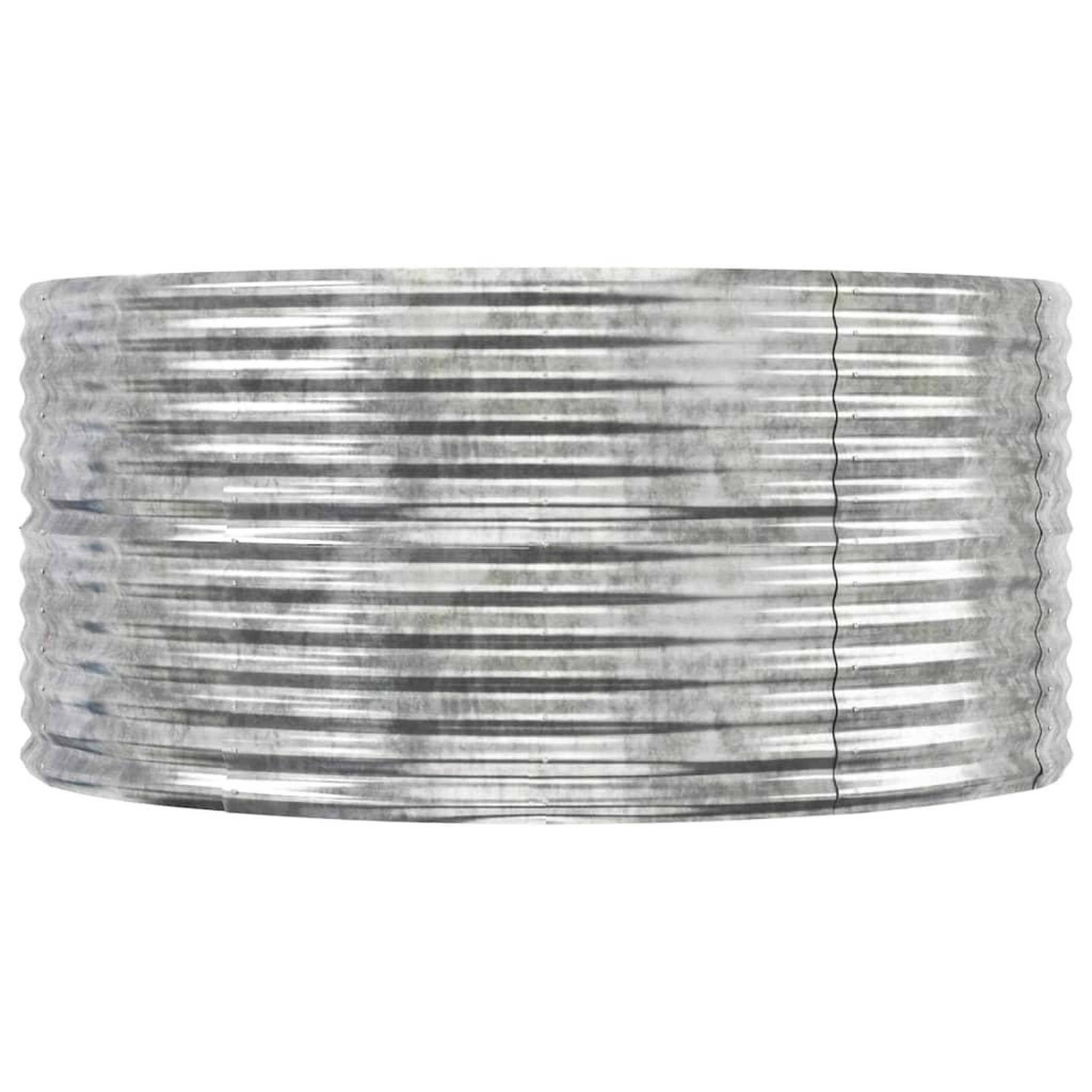 Voir la diapositive 4 : VIDAXL Lit sureleve de jardin Argente Acier enduit de poudre