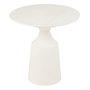 Voir la diapositive 1 : Paris Prix Table d'Appoint Design Rond  Brenda  46cm Blanc