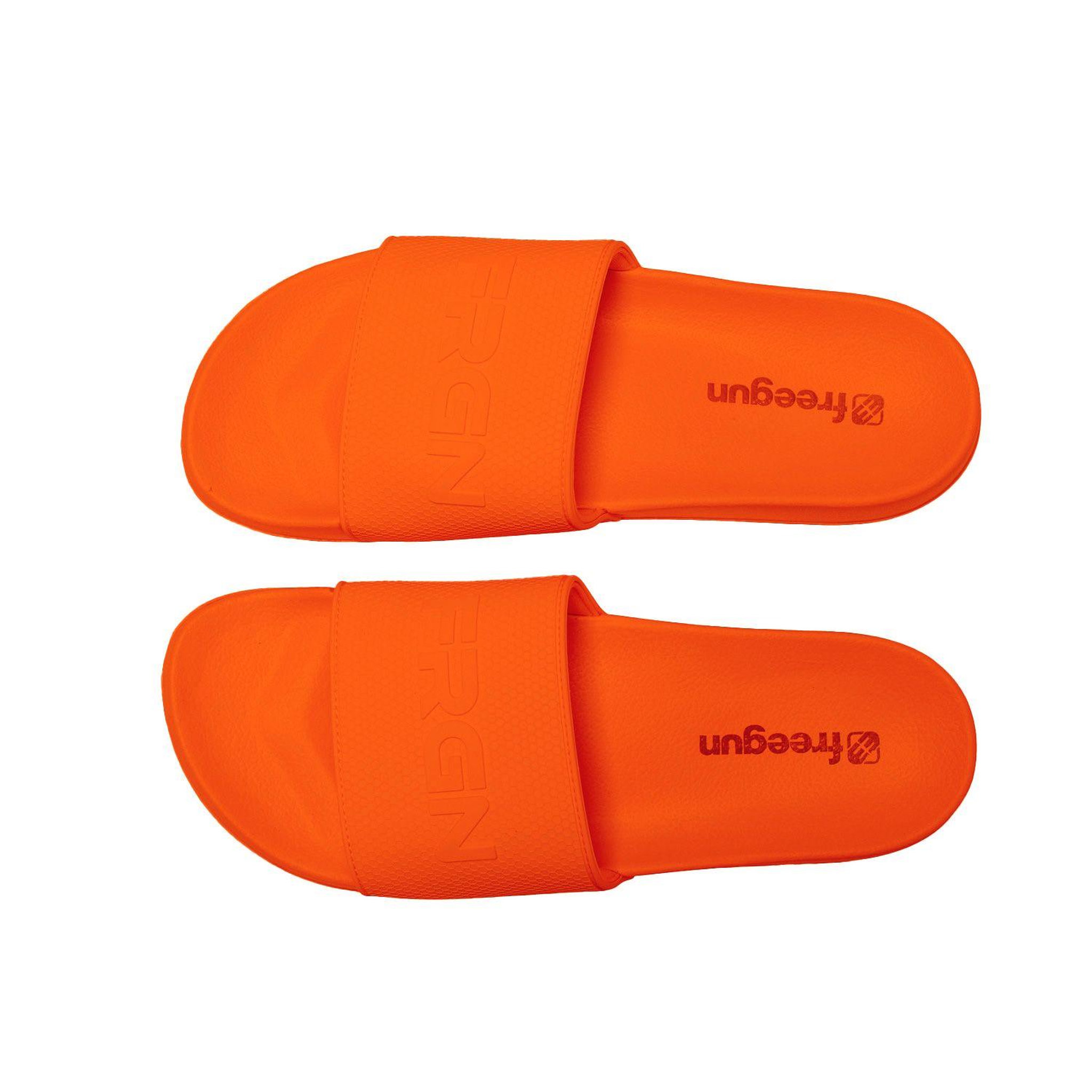 FREEGUN Paire de claquettes enfant rubber a4. Coloris disponibles : Orange