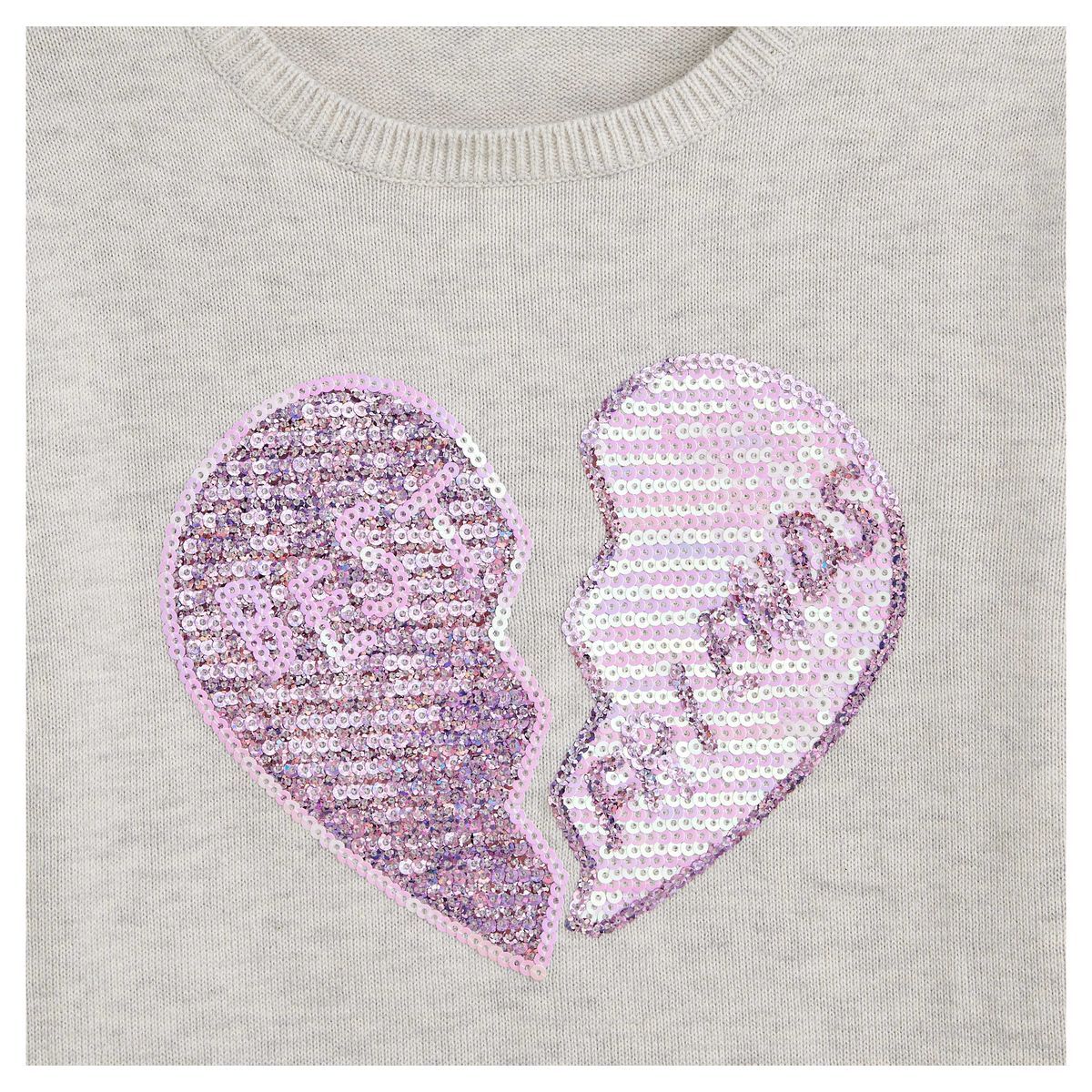 IN EXTENSO Pull à sequins reversibles fille