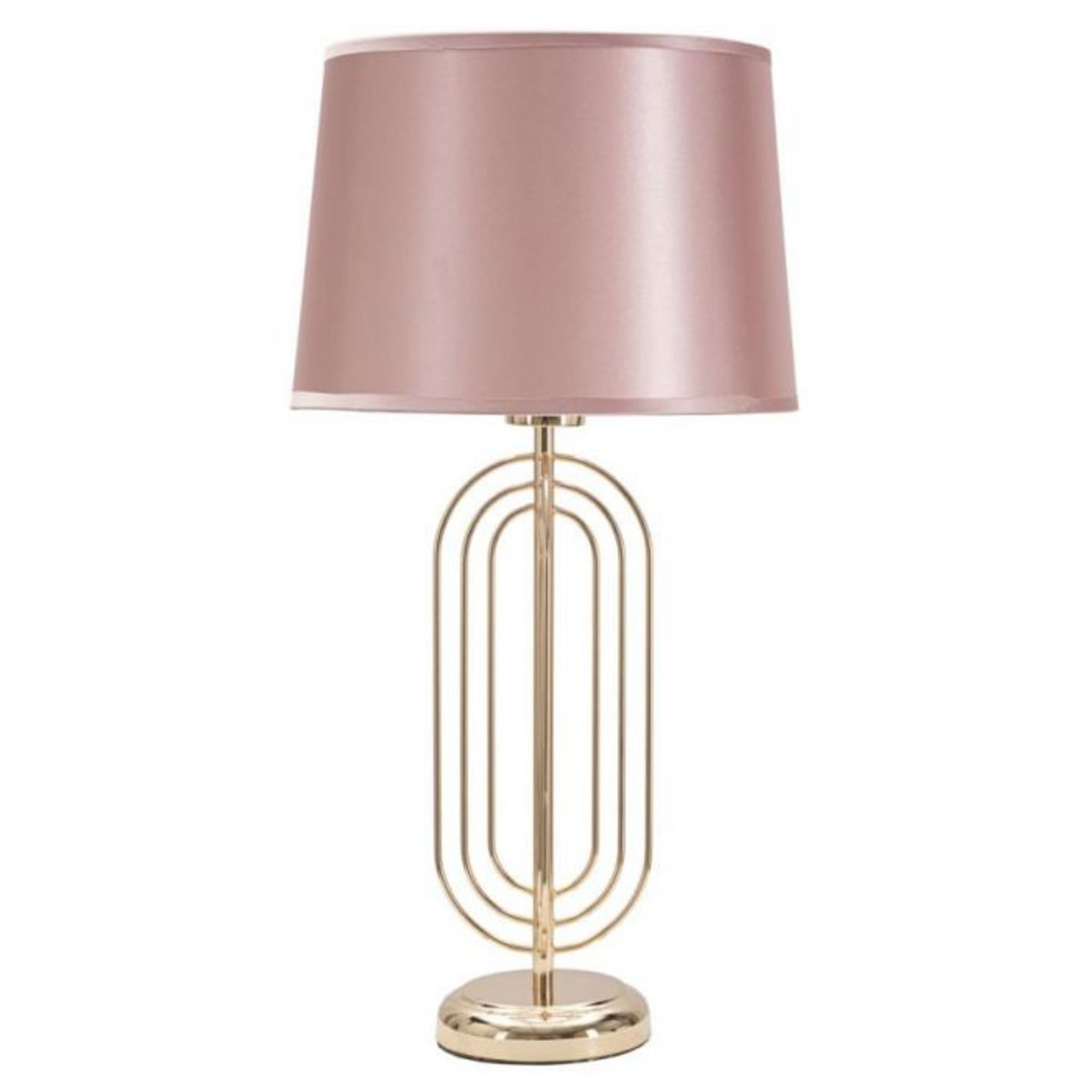Paris Prix Lampe à Poser Design en Métal  Krista  55cm Rose & Or