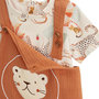 Voir la diapositive 5 : Petit Béguin Ensemble salopette bébé en gaze de coton et t-shirt Tango