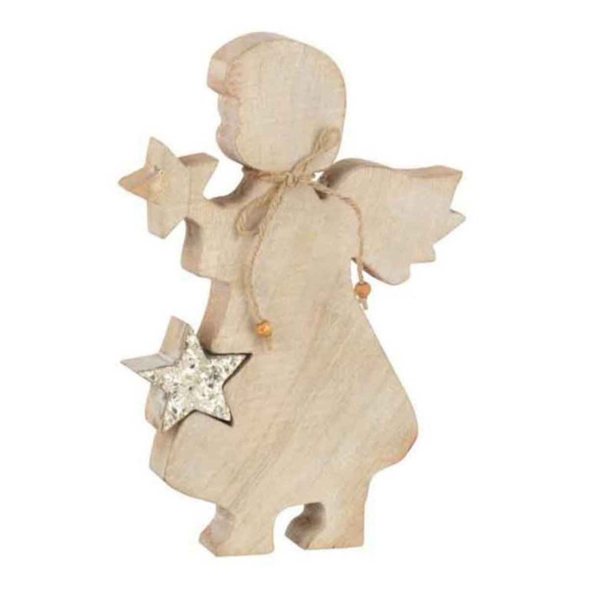 Paris Prix Statuette Déco en Bois  Ange Étoile  29cm Or