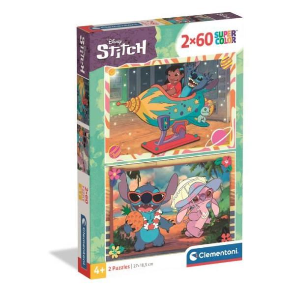 CLEMENTONI - 2x60 pieces - Stitch