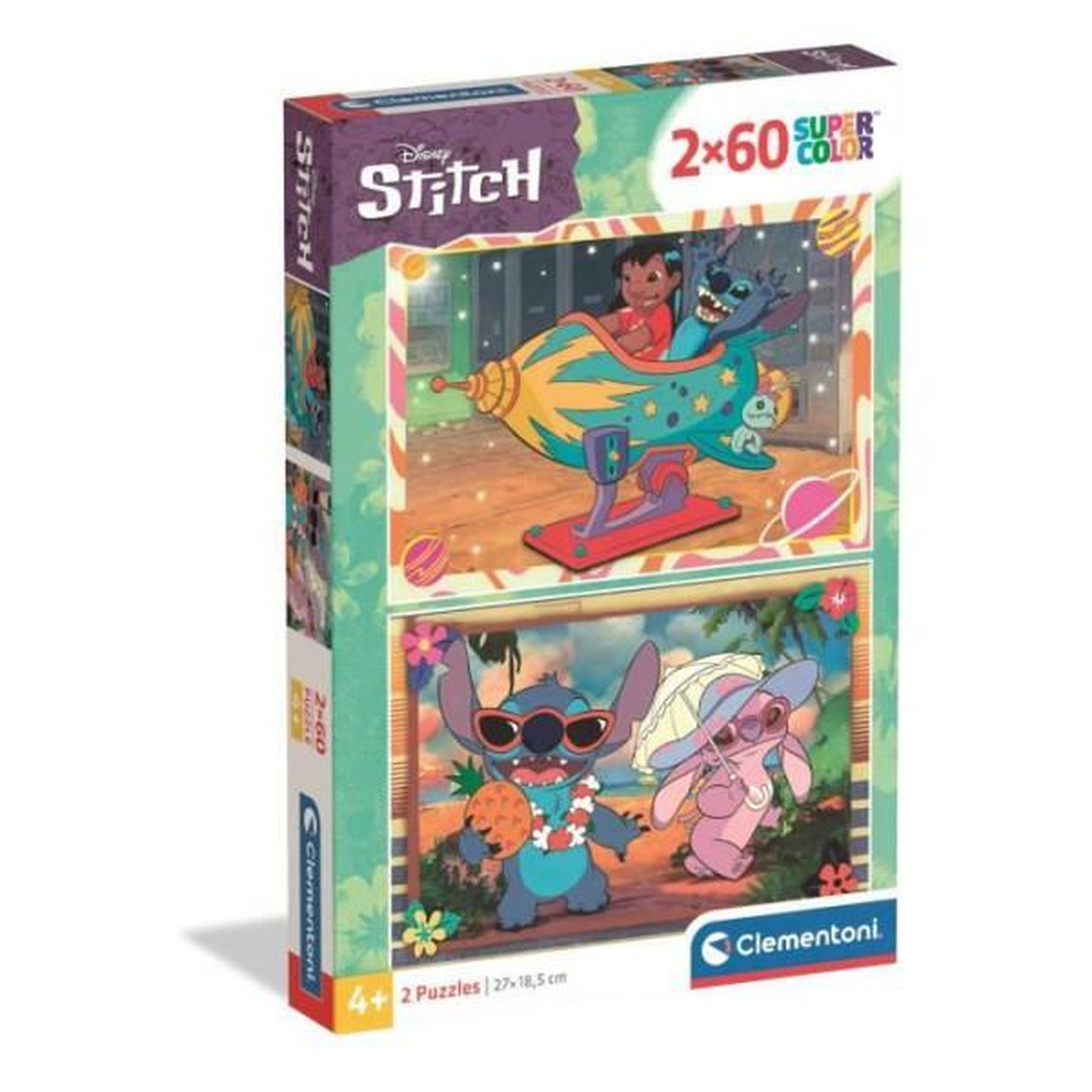 CLEMENTONI CLEMENTONI - 2x60 pieces - Stitch