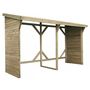 Voir la diapositive 1 : Habitat et Jardin Abri bûches - 2.5 m² - 2.78 x 0.90 x 1.85 m- 5 Stères